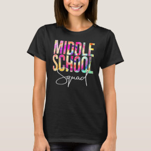 T-shirt Le Corps De L'École Secondaire Tie Dye Retour À L'