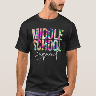 T-shirt Le Corps De L'École Secondaire Tie Dye Retour À L'