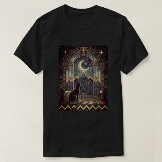 T-shirt Le Cosmos d'un Chat (Design devant)