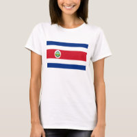 Le Costa Rica - drapeau national de Rican de côte