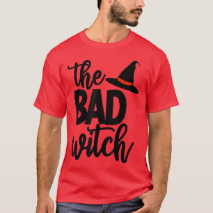 T-shirt Le costume Casquette de la Bad Witch Halloween