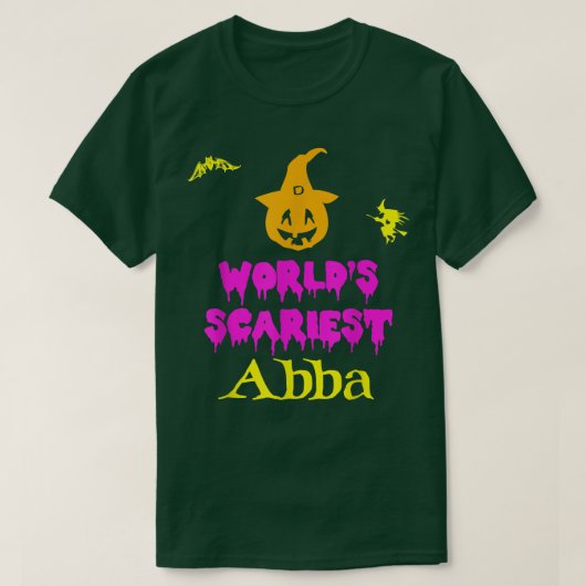 T-shirt Le costume d'Halloween Abba le plus effrayant du m (Design devant)