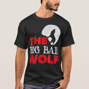 T-shirt Le costume d'Halloween Big Bad Wolf Funny Mignonne