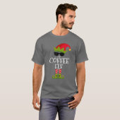 T-shirt Le Costume Elfe Café Matching Family Group Chris (Devant entier)