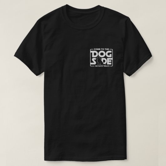 T-shirt Le côté chien (Design devant)