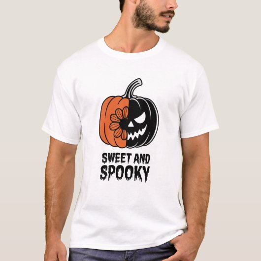 T-shirt Le côté doux et Éffrayant (Devant)