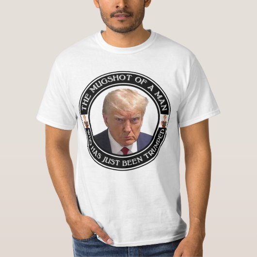 T-shirt Le coup d'envoi de Donald Trump (Devant)