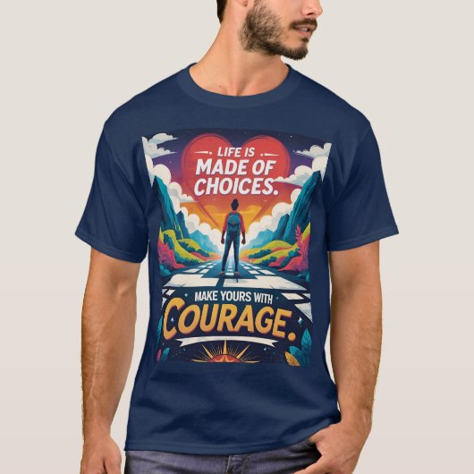 T-shirt Le courage (Devant)