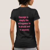 T-shirt Le courage est… (Dos)