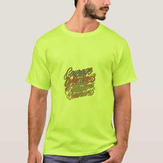 T-shirt Le courage surmonte les obstacles