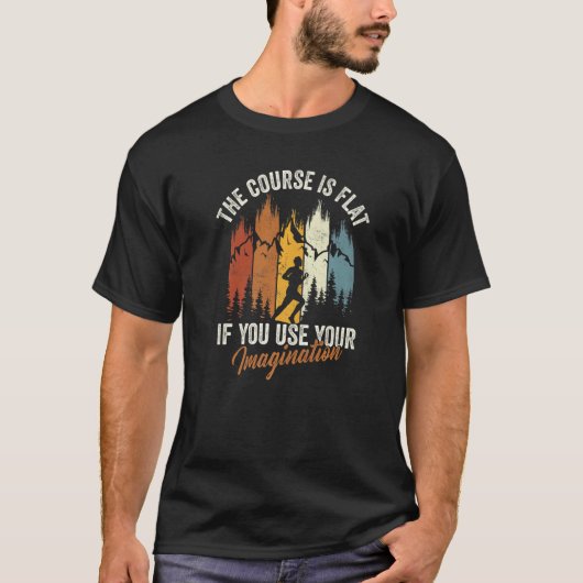 T-shirt Le Cours Est À Usage Plat Imagination Cross Countr (Devant)