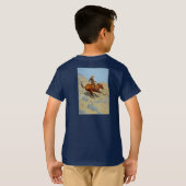 T-shirt Le Cowboy de Frederic Remington (1902) (Dos entier)