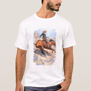 T-shirt Le cowboy (huile sur la toile)