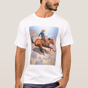 T-shirt Le cowboy (huile sur la toile)