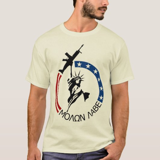 T-SHIRT LE CPRA 16 F-N - MOLON LABE (Devant)