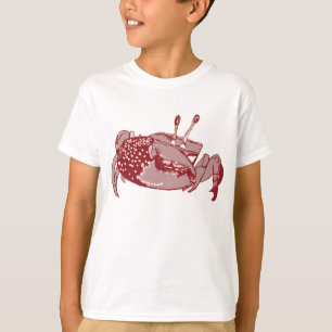 T-shirt Le crabe badine la pièce en t de sonnerie