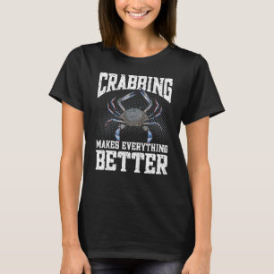 T-shirt Le crabe rend tout mieux Maryland Blue Cra