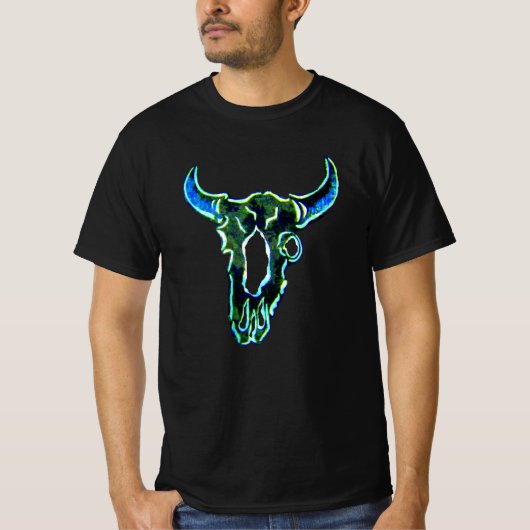 T-shirt Le crâne de boeuf (Devant)