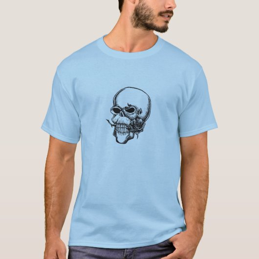 T-shirt le crâne et s'est levé 2 (Devant)