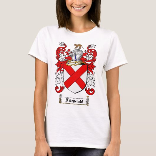 T-SHIRT LE CREST DE FAMILLE DE FITZGERALD - MANTEAU DE (Devant)
