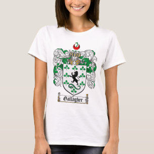 T-SHIRT LE CREST DE FAMILLE DE GALLAGHER - MANTEAU DE
