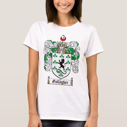 T-SHIRT LE CREST DE FAMILLE DE GALLAGHER - MANTEAU DE (Devant)