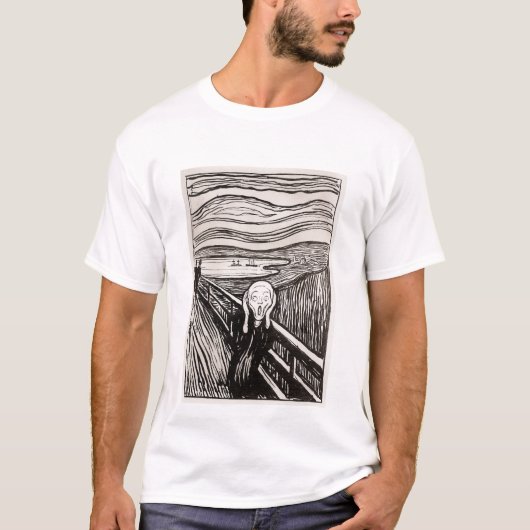 T-shirt Le cri de Munch 2 (Devant)