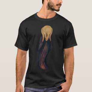 T-shirt le cri de munch redessiné