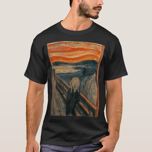 T-shirt Le Cri D'Edvard Munch (Devant)