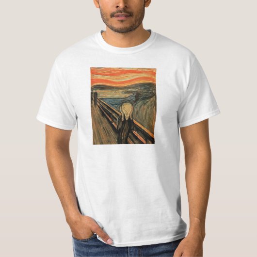 T-shirt Le cri Edvard Munch (Devant)