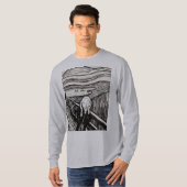 T-shirt Le cri Edvard Munch (Devant entier)