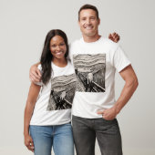 T-shirt Le cri Edvard Munch (Unisexe)