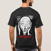 T-shirt Le cri perçant - Blanc-De retour-side (Dos)