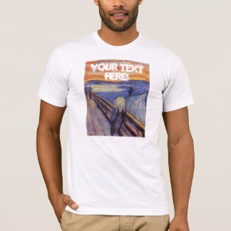 T-shirt Le cri perçant Munch's personnalisable