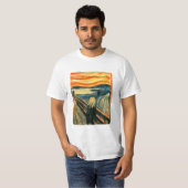 T-shirt Le cri perçant par Edvard Munch (Devant entier)