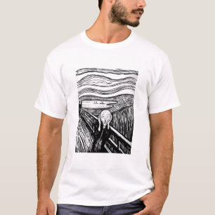 T-shirt Le cri perçant par Edvard Munch