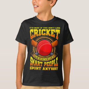 T-shirt Le cricket est un championnat du monde de sport po