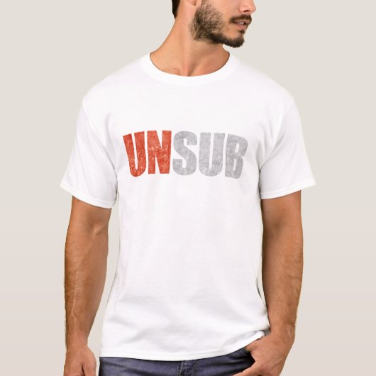 T-shirt Le criminel s'occupe d'UNSUB (l'avant) (Devant)