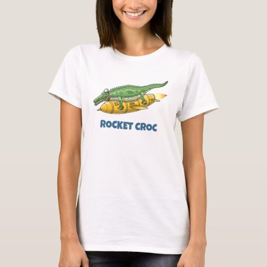 T-shirt Le Crocodile Fusée (Devant)