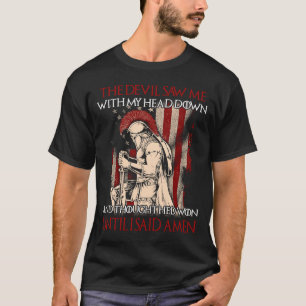 T-shirt Le Croiseur Le Diable M'A Vu Modèle Chevalier