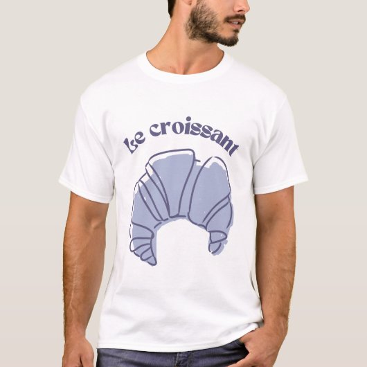 T-shirt Le croissant (Devant)