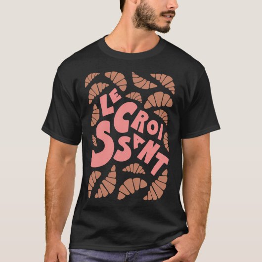 T-shirt Le Croissant Français (Devant)