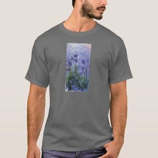 T-shirt le cru fleurit lilac-irises-1917 monet.