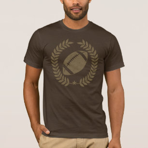 T-shirt Le cru frais s'est fané logo du football