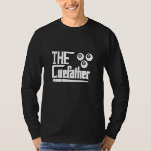 T-shirt Le CueFather Billard Billard Joueur Snooker Poo