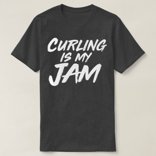 T-shirt Le Curling Est Mon Jam 2 (Design devant)
