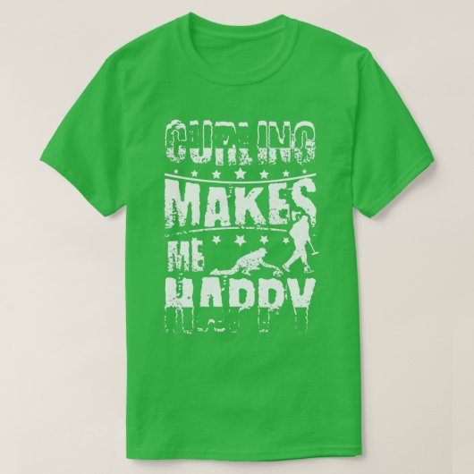 T-shirt Le curling est plus important 2 (Design devant)