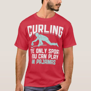 T-shirt Le Curling, Seul Sport À Jouer En Pyjamas 7