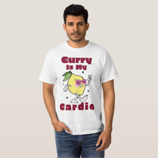 T-shirt Le curry est mon cardio amateur de curry