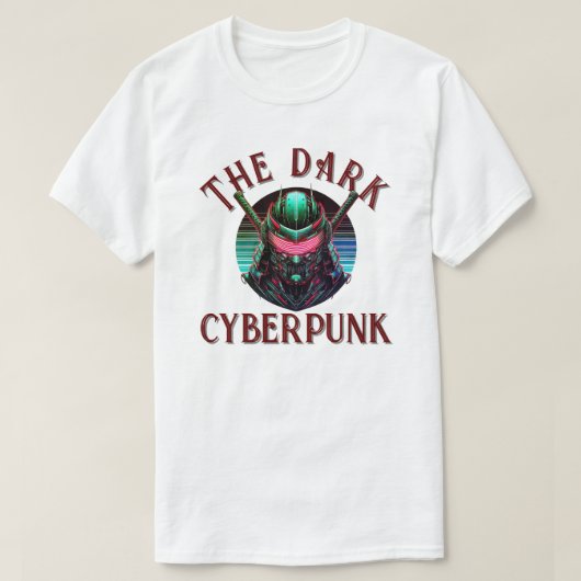 T-shirt Le cyberpunk foncé (Design devant)